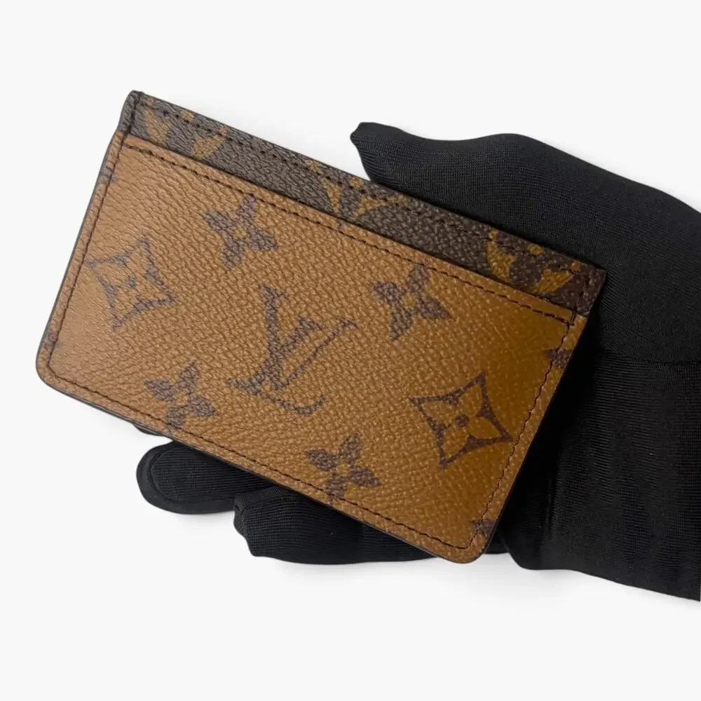 Reverse Monogram Card Holder